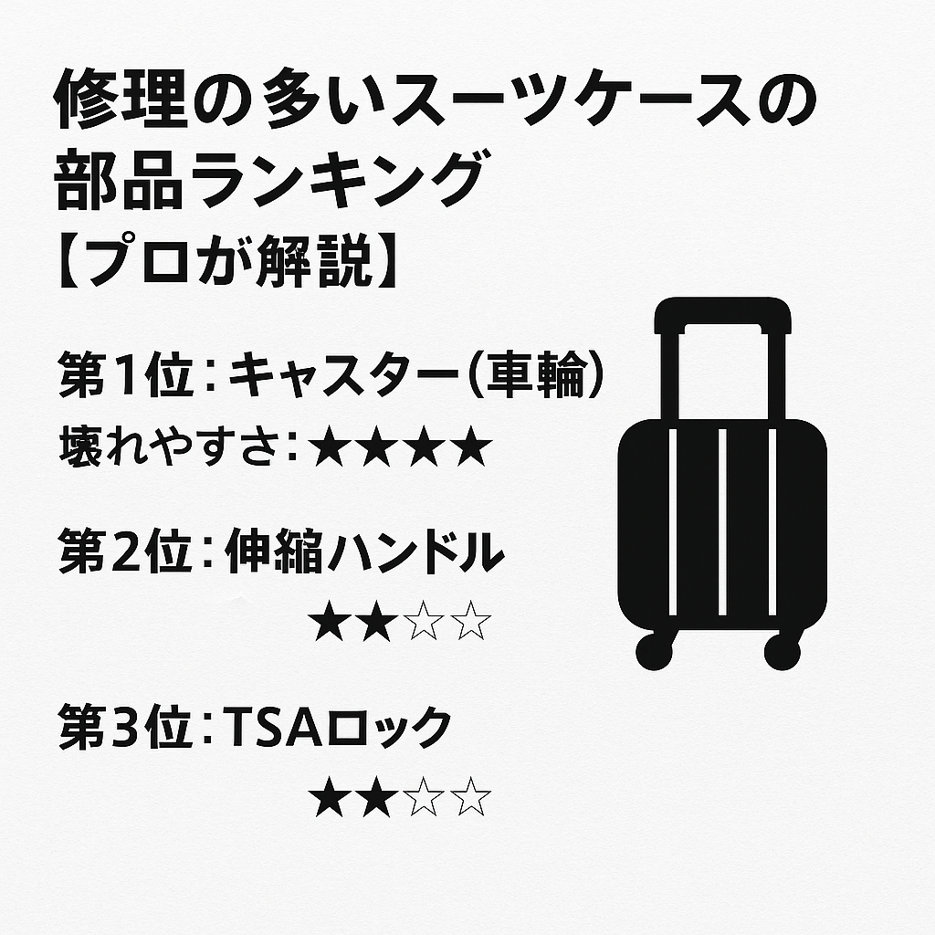修理項目ランキング