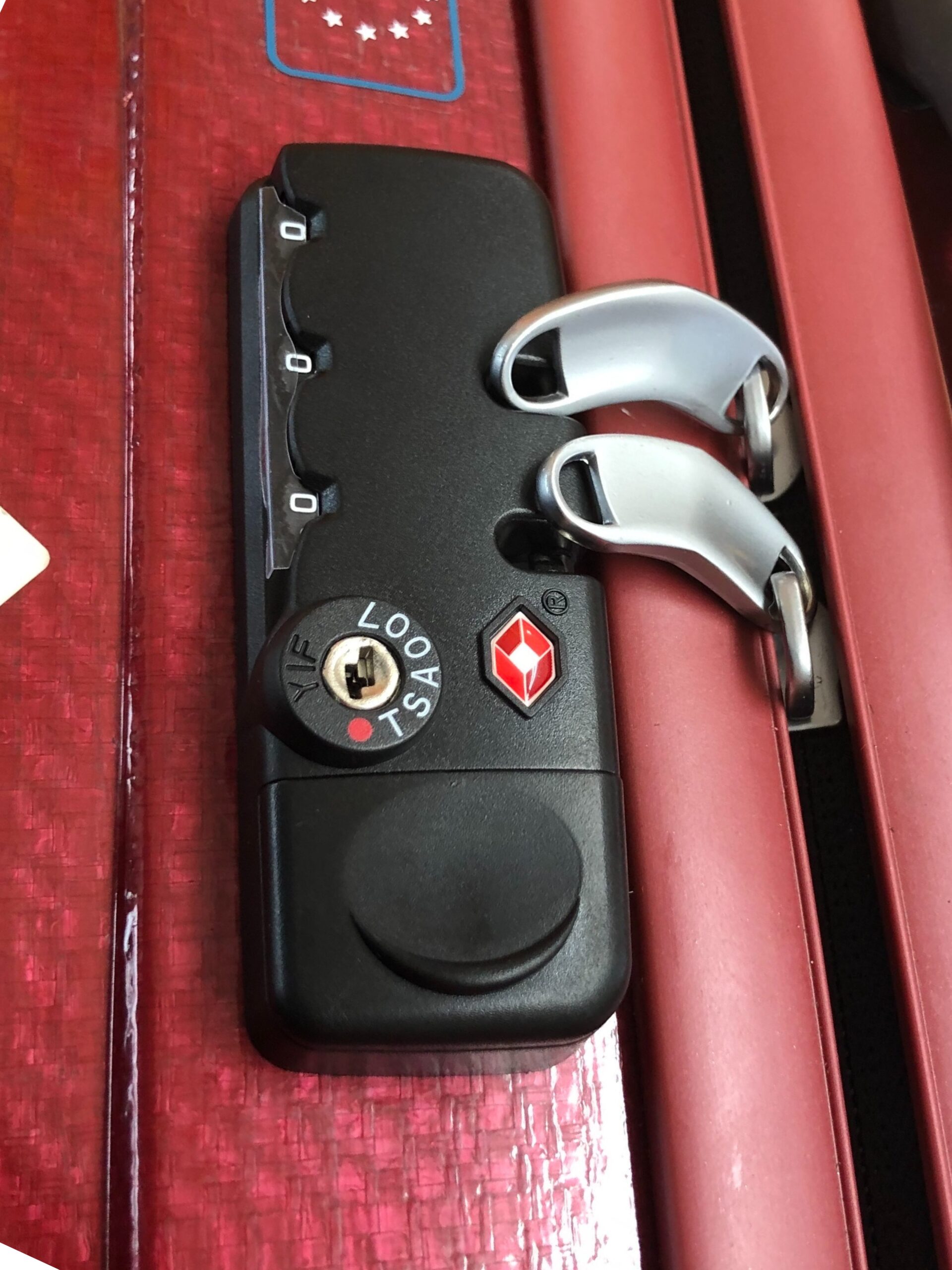 サムソナイト　ロック交換　修理後