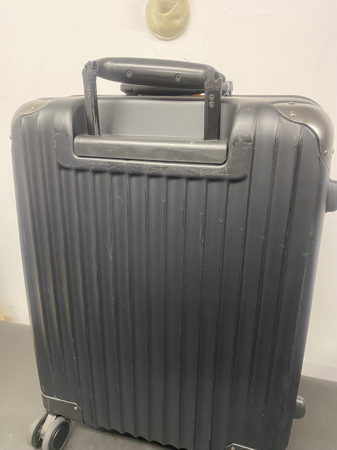 ノーブランド伸縮ハンドル　代用品交換　修理前