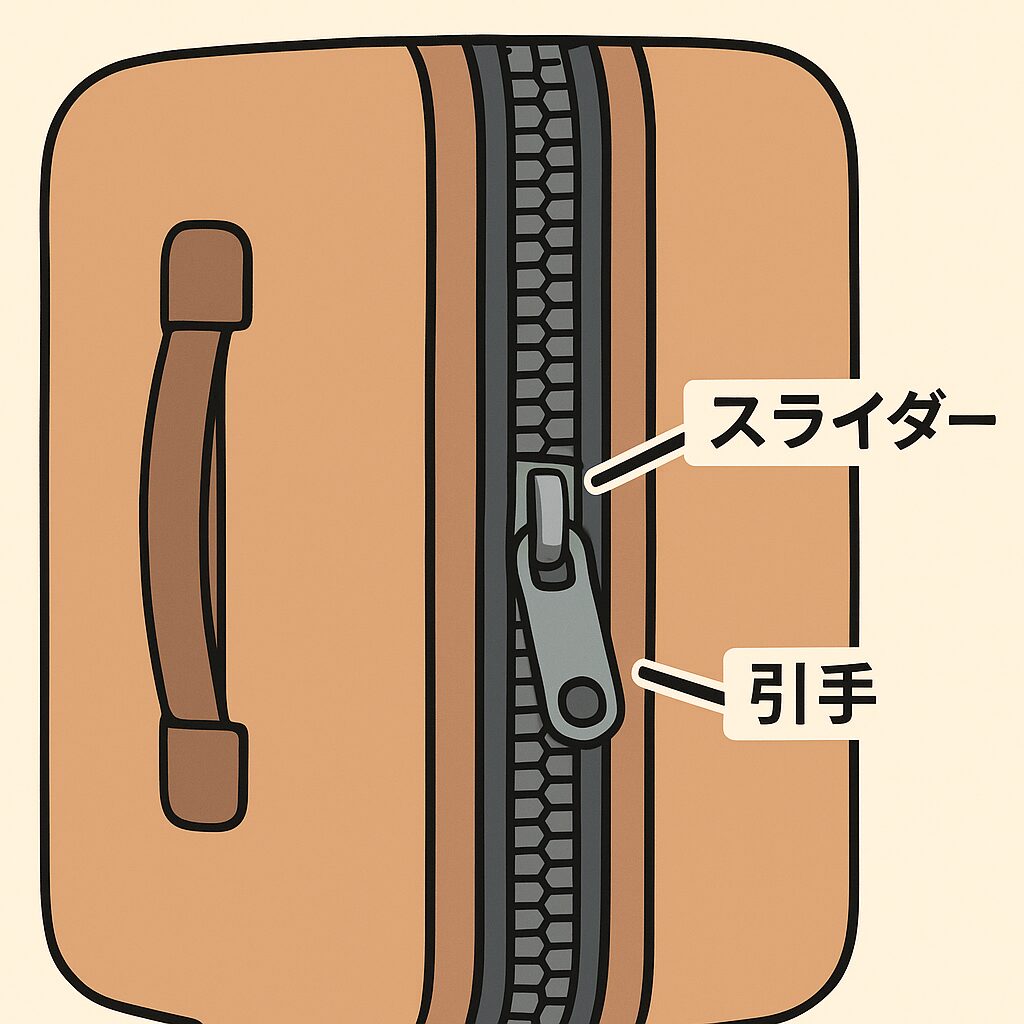 スライダー　引手　解説イラスト