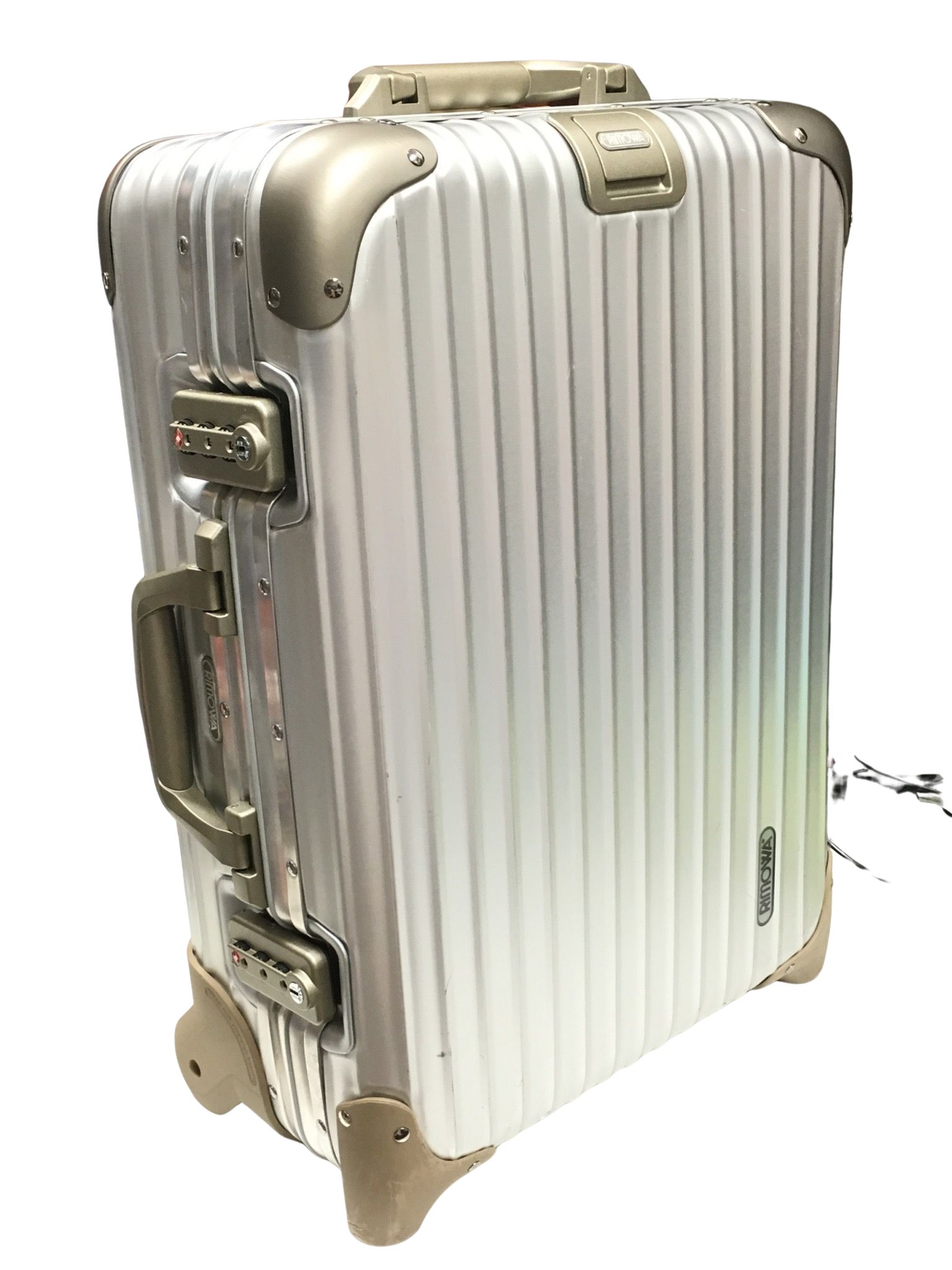 リモワ　シルバーとチタニウムの改造